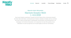 Desktop Screenshot of kreativ-welt.de